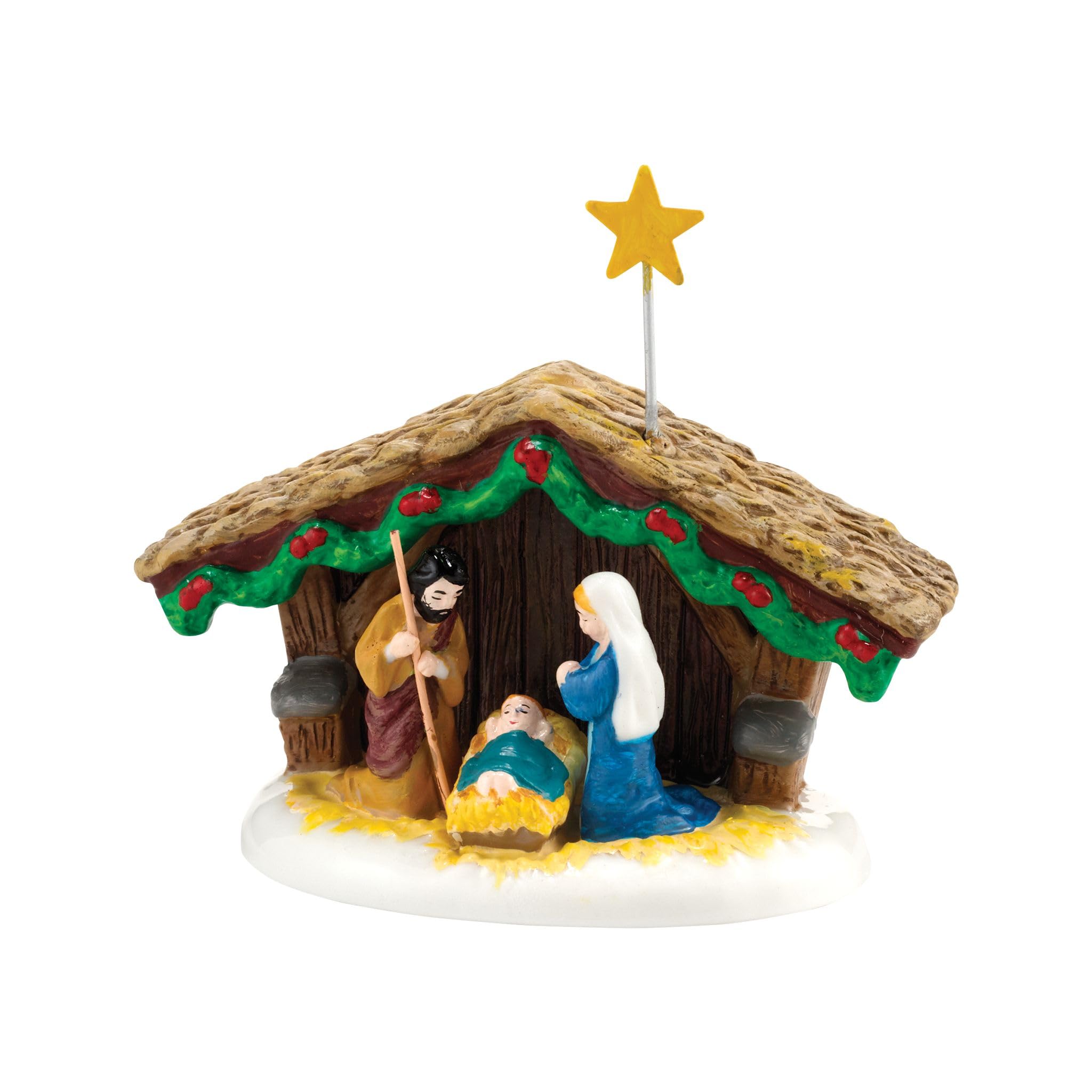 Amazon.com: Department 56 Snow Village Accessories Nativity Holy
